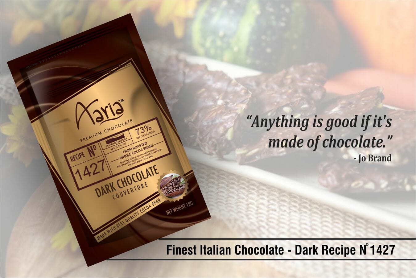 dark chocolate peru by aariafoods